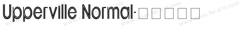 Upperville Normal字体转换